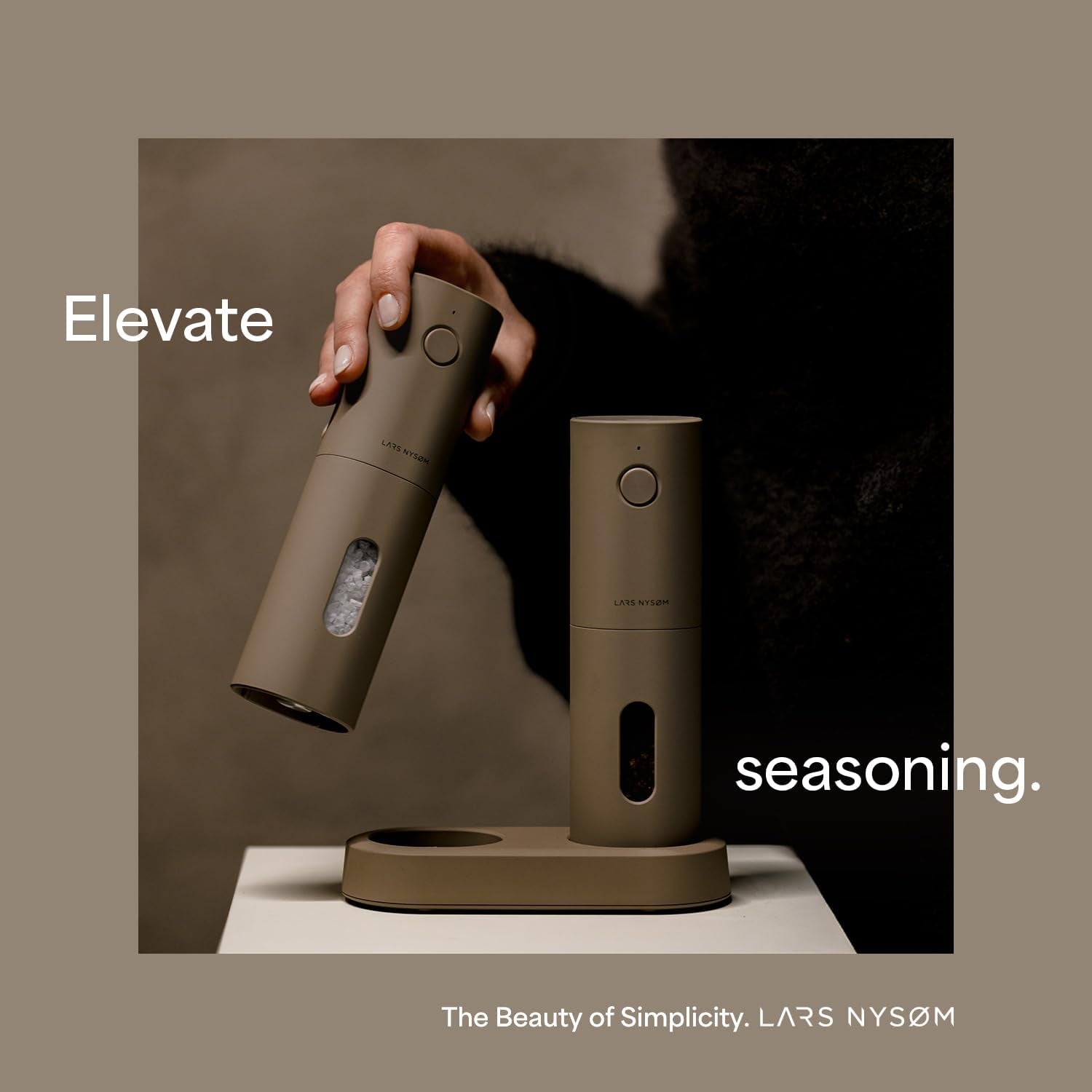 electric-salt-and-pepper-grinder-set-usb-rechargeable-automatic-salt-and-pepper-mills-spice-shakers-refillable-with-led-light-adjustable-coarseness-ceramic-grinder-taupe-brown