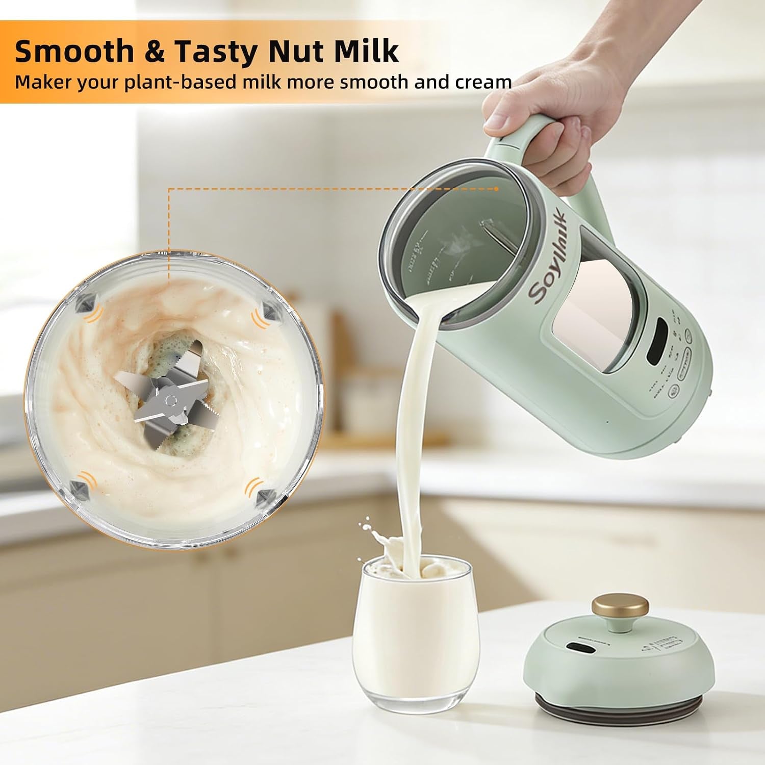 nut-milk-maker-multi-function-blender-1l-large-capacity-self-cleaning-soy-milk-smoothie-juice-baby-food-soup-more-quiet-design-with-visual-window