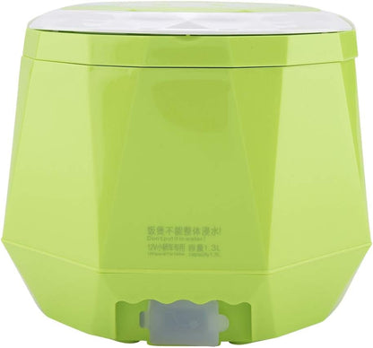 Travel Rice Cooker, Portable Rice Cooker for Travel, 12V 100W 1.3L Portable Mini Multifunctional Electric Non Stick Pot Electric Food Steamer for Outdoor Travel Car Cooking(#2)4