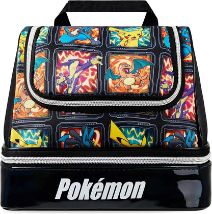 Pokemon Insulated Lunch Bag with Dual Compartments for School1