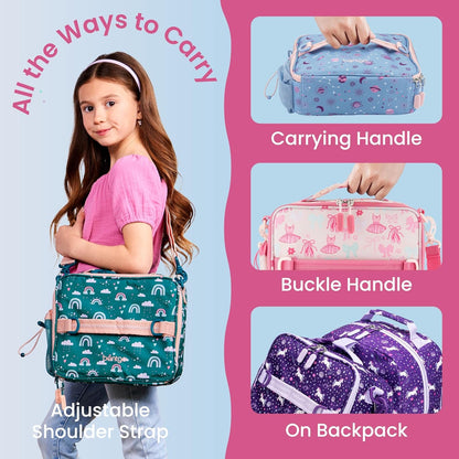 Kids Prints Double-Insulated Reusable Lunch Bag5