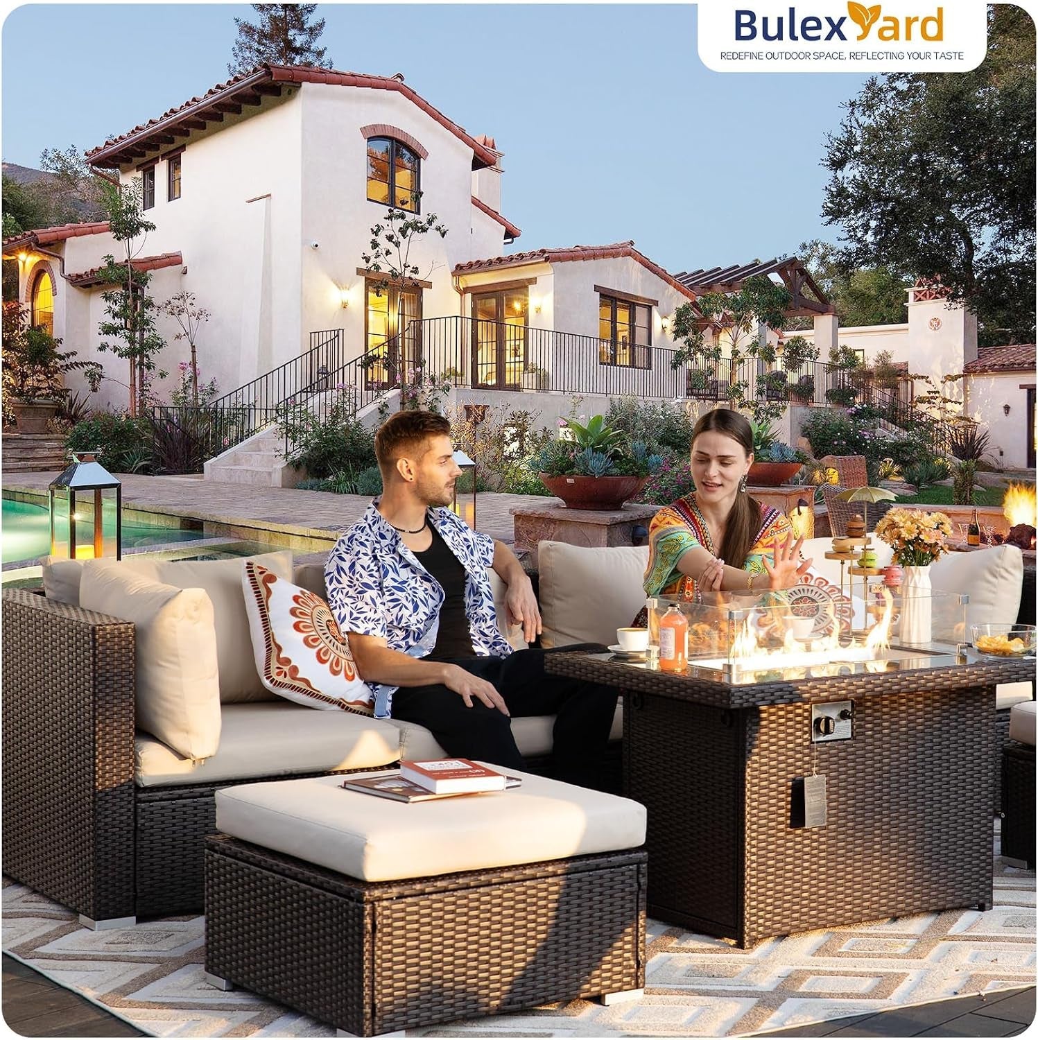 9-piece-outdoor-patio-set-with-fire-pit-brown-beige