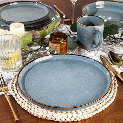 Dinnerware Sets for 8, 24 Pieces Ceramic Plates and Bowls Set2