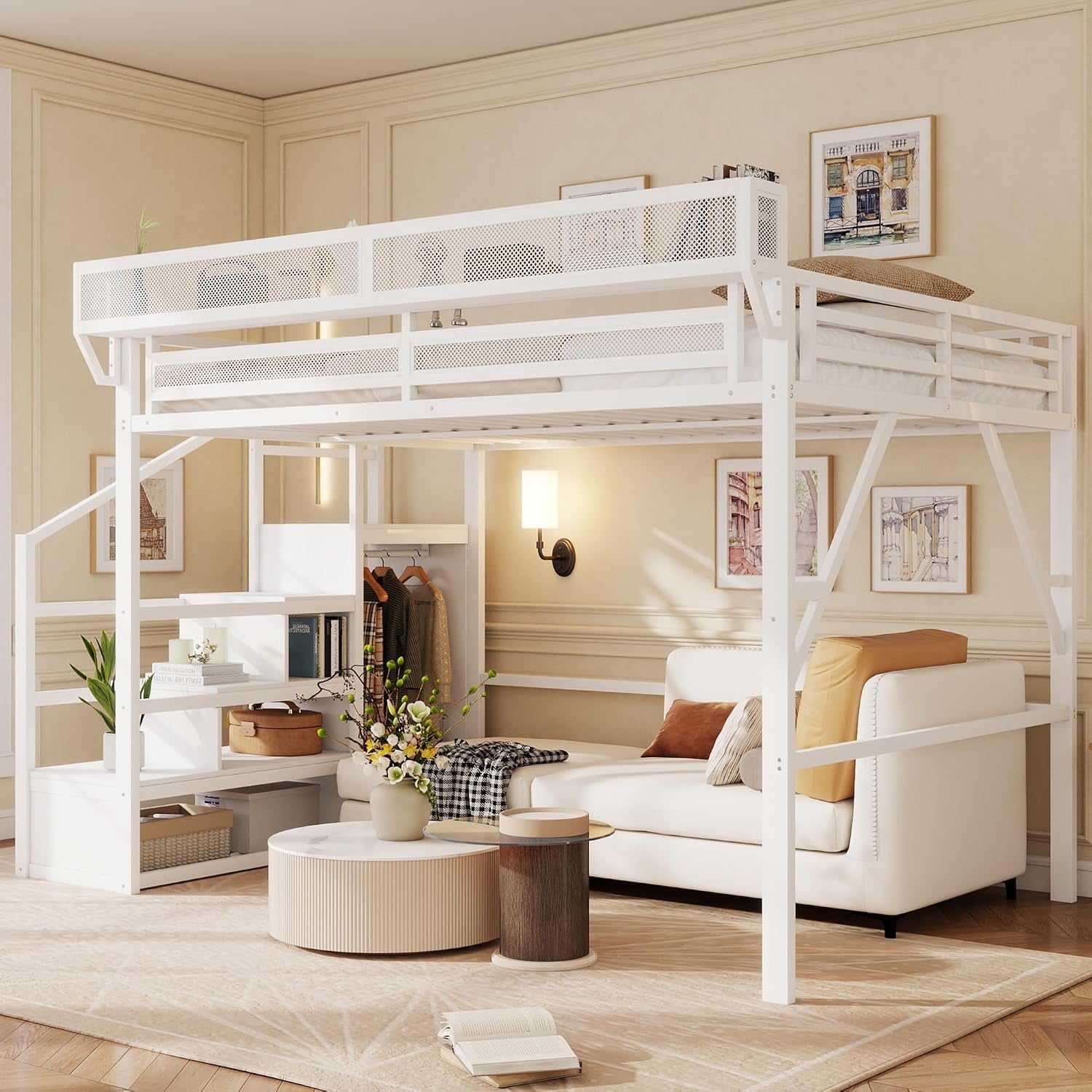 queen-size-loft-bed-with-stairs-and-storage-metal-loft-bed-frame-with-bedside-shelf-and-large-under-bed-space-heavy-duty-loft-beds-for-adults-teens-and-kids-convertible-staircase-white