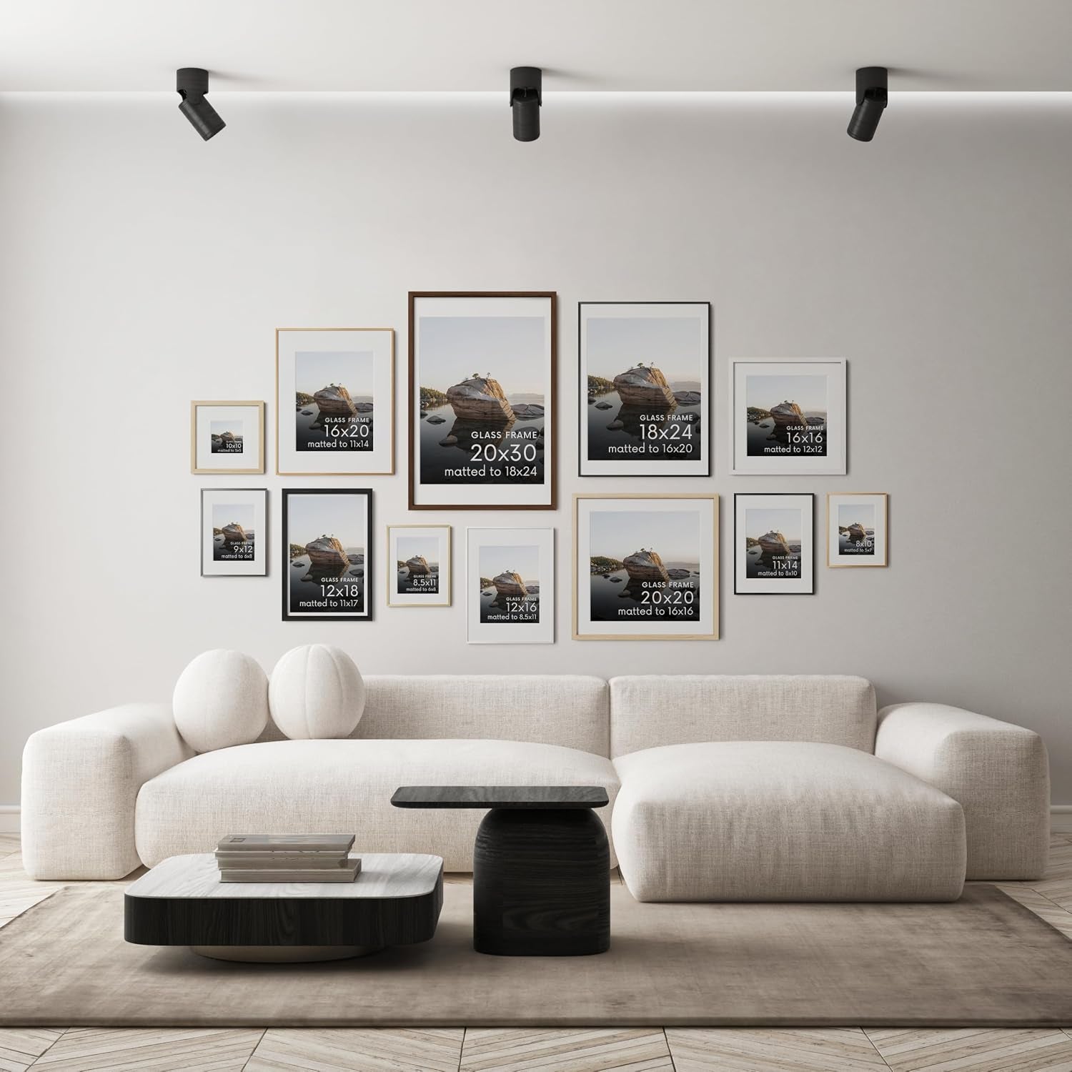 16x20-picture-frame-with-real-glass-and-natural-american-oak-matted-to-11x14-oak-16x20-wood-frame-includes-vertical-horizontal-hang-ideal-for-home-office-16x20-in-natural