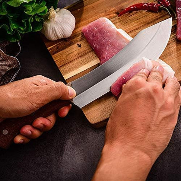 Meat Cleaver Knife, Kitchen Knife Stainless Steel Slaughter Carving Boning Slicing Knives Utility Knives Slicing Fruit Knife Cleaver Kitchen Tools4