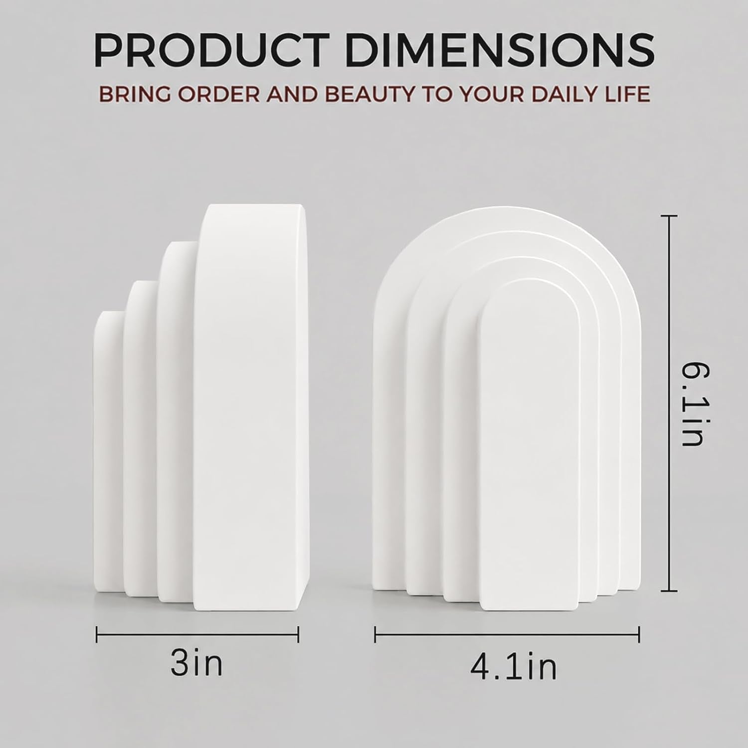 book-ends-for-heavy-books-resin-decorative-bookends-heavy-duty-book-end-for-shelves-book-stopper-for-shelves-modern-home-decor-aesthetic-book-ends-layered-arch-design-set-of-2cream-white