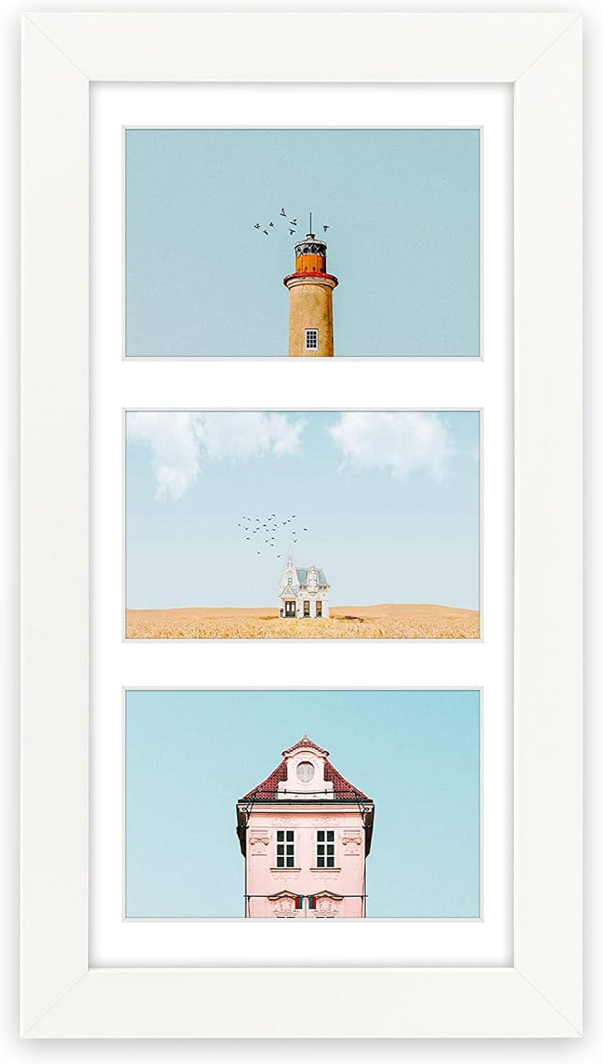 collage-picture-frame-7x14-matted-3-4x6-photos-wood-white
