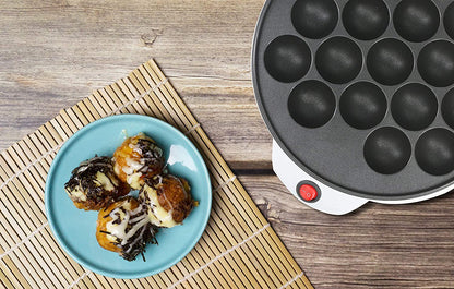 Takoyaki Maker - Electric Machine for Japanese Octopus Balls with FREE Picks - Easy to Operate, AC 120V 50/60Hz 650W4