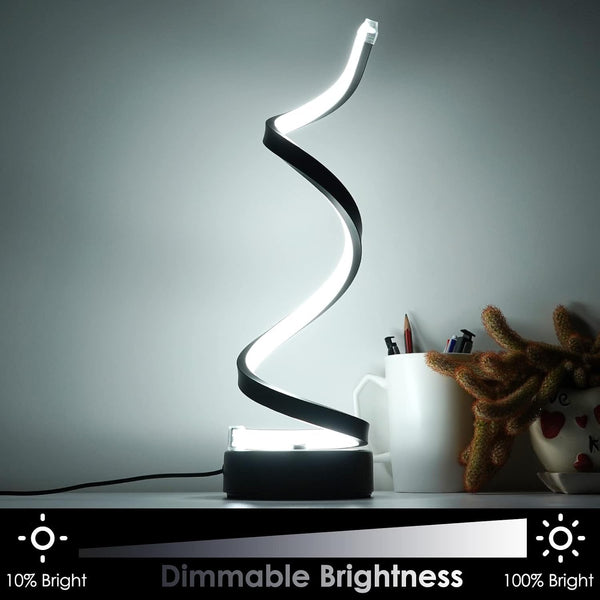 Table Lamps for Living Room Set of 2, Black Dimmable LED Lamp, Small Bedside Lamps, Nightstand Lamp for Bedroom Office Home Living Room6