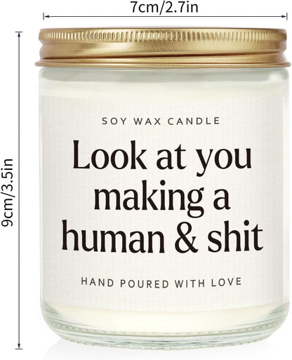 Funny New Mom Gifts, Handmade Scented Lavender Candle for New Mom7