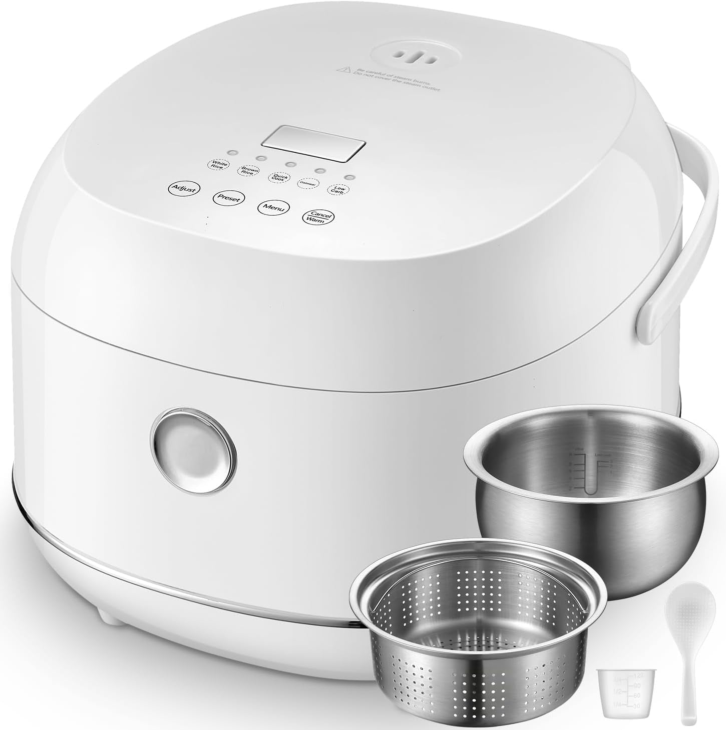 stainless-steel-rice-cooker-small-6-cup-uncooked-12-cup-cooked-with-stainless-steel-inner-pot-compact-mini-rice-cooker-small-kitchen-low-carb-rice-maker-24h-timer-and-auto-keep-warm