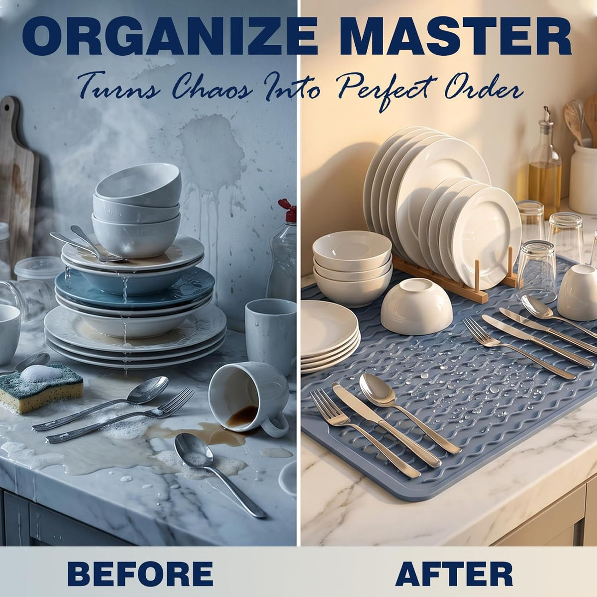 2-pack-silicone-dish-drying-mat-for-kitchen-counter-multiple-usage-for-placemats-shower-caddy-organizer-sink-protector-office-coffee-bar-accessories-crafts-pioneer-woman-stuff-15x11-5-blue