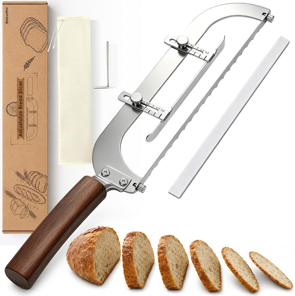 Upgrade Bread Knife for Bread, Adjustable 6 Thickness, 420 Stainless Steel1