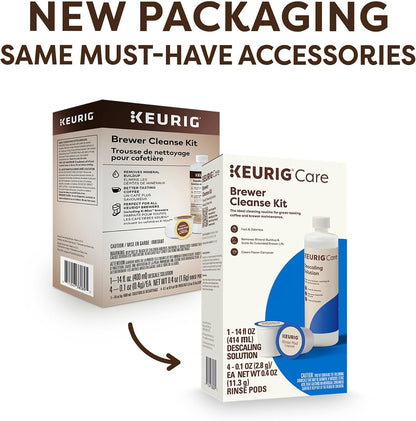 Brewer Cleanse Kit for Brewer Descaling and Maintenanceincludes Descaling Solution & Rinse Pods, Compatible with  Classic/1.0 & 2.0 K-Cup Pod Coffee Makers, 5 Count2
