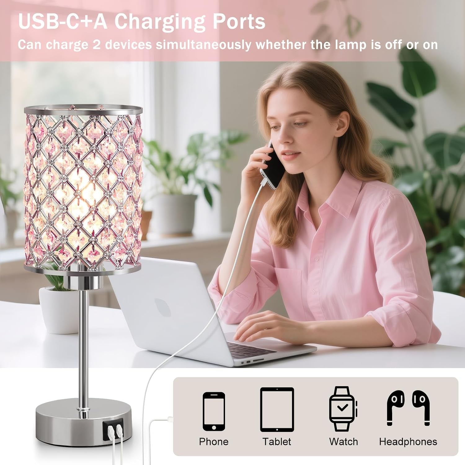 pink-crystal-bedside-table-lamps-set-of-2-with-usb-c-a-ports