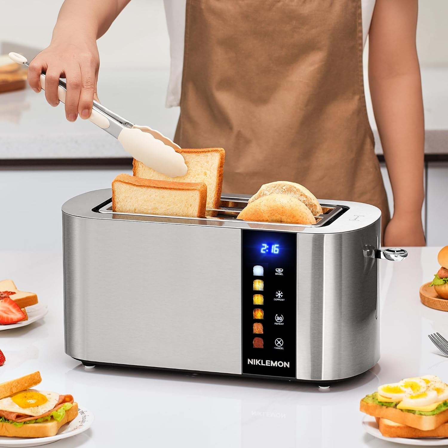 4-slice-toaster-full-stainless-steel-toaster-with-led-display-touch-buttons-with-long-extra-wide-slots-bagel-defrost-reheat-cancel-functions-removable-crumb-tray-1300w