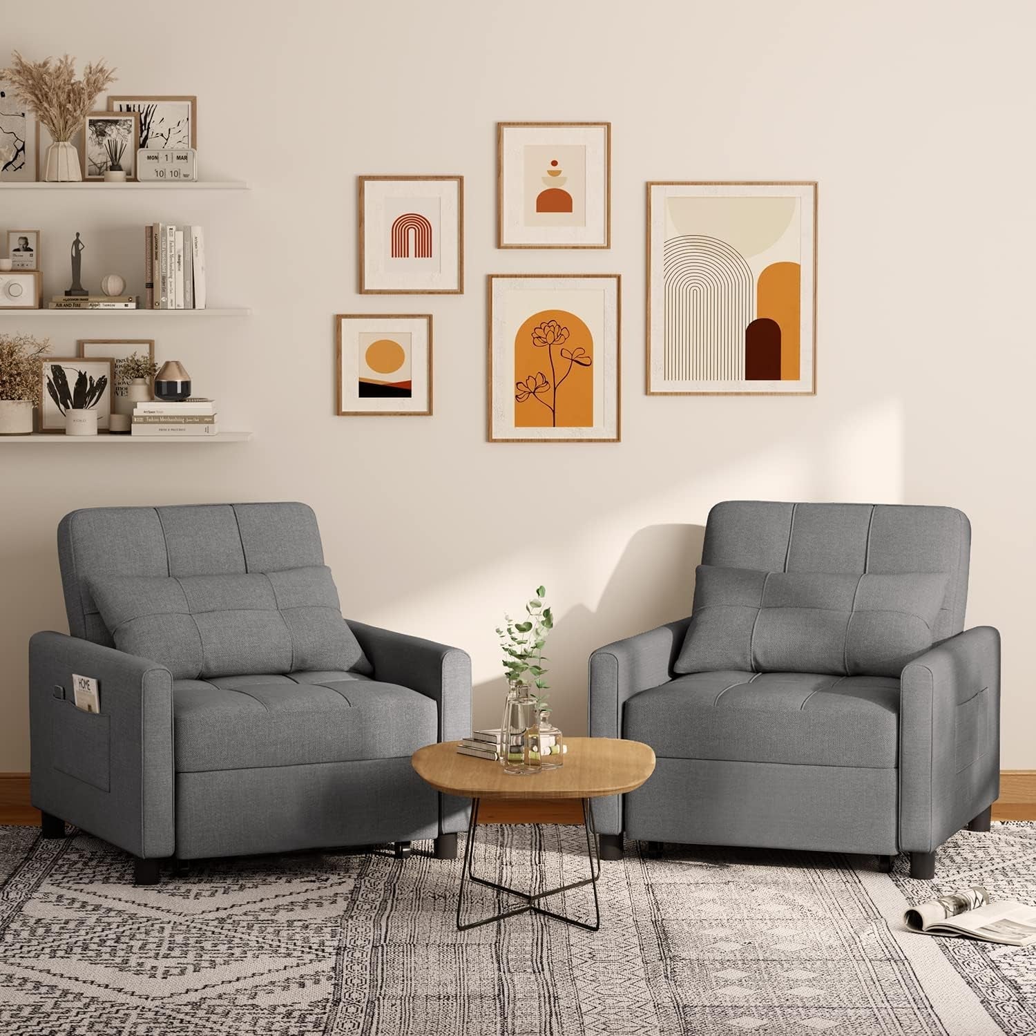 3-in-1-sleeper-chair-bed-convertible-sofa-dark-gray
