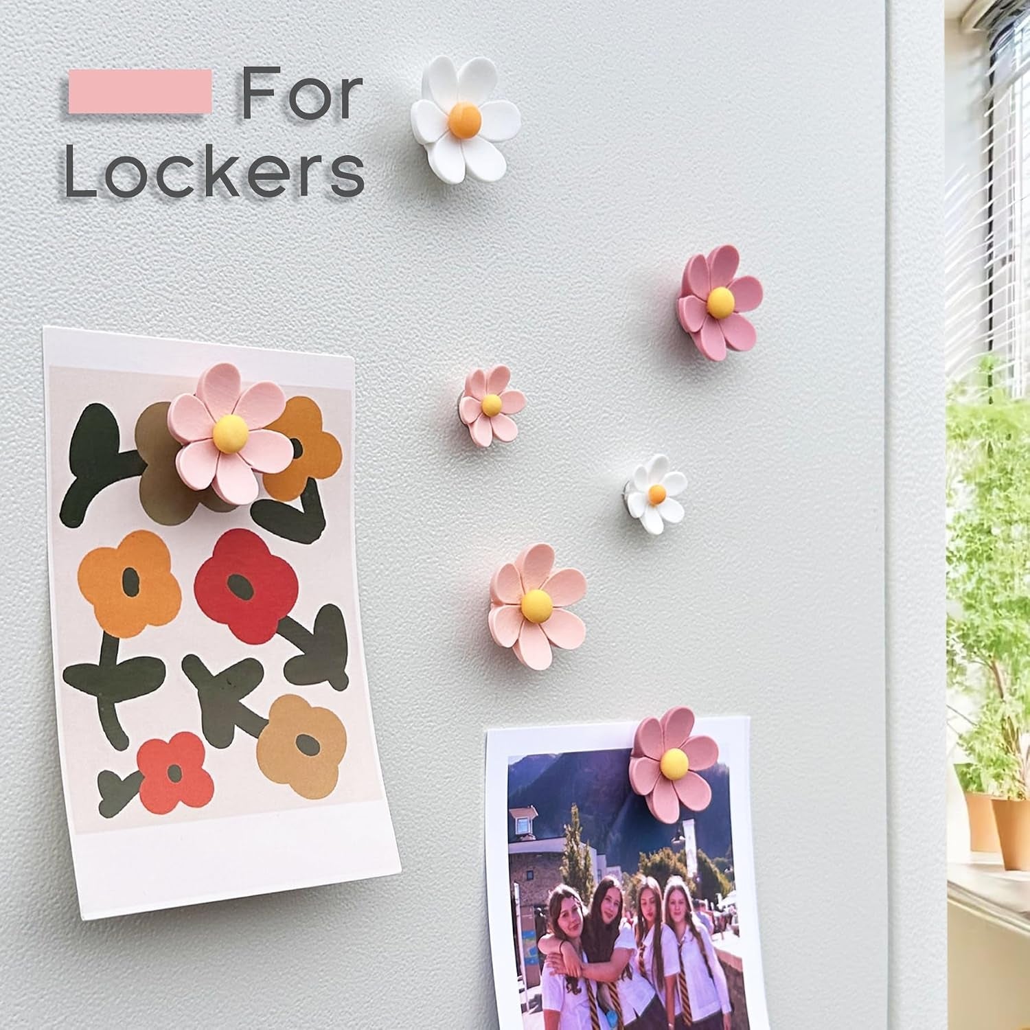 18-pcs-cute-flower-magnet-girl-pink-magnet-for-fridge-and-locker-whiteboard-and-decoration-18-pcs-flower-pink