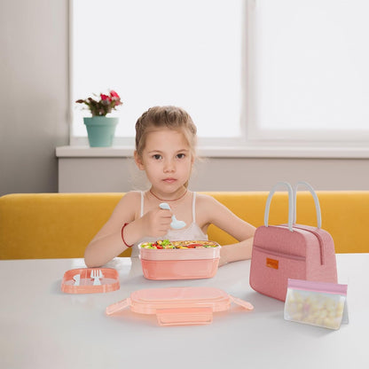 Leakproof Bento Box & Insulated Lunch Bag Set for School and Work7