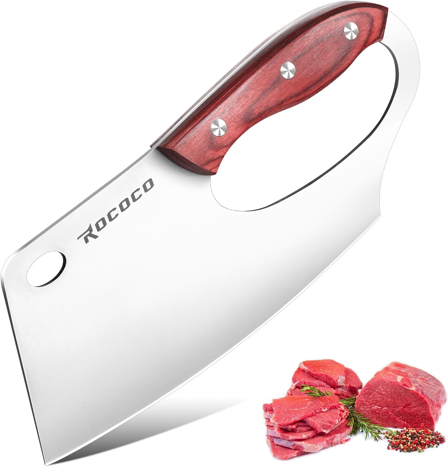 effort-saving-meat-cleaver-red-wood-easy-handle-chef-knife