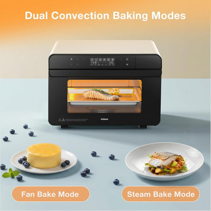 23QT Countertop Convection Steam Oven, Air Fryer Toaster Oven Combo | Combines Steam Cooking, Air Frying, and Baking with 30 Presets and Steam Self-Clean Function, Touchscreen Control - Green5