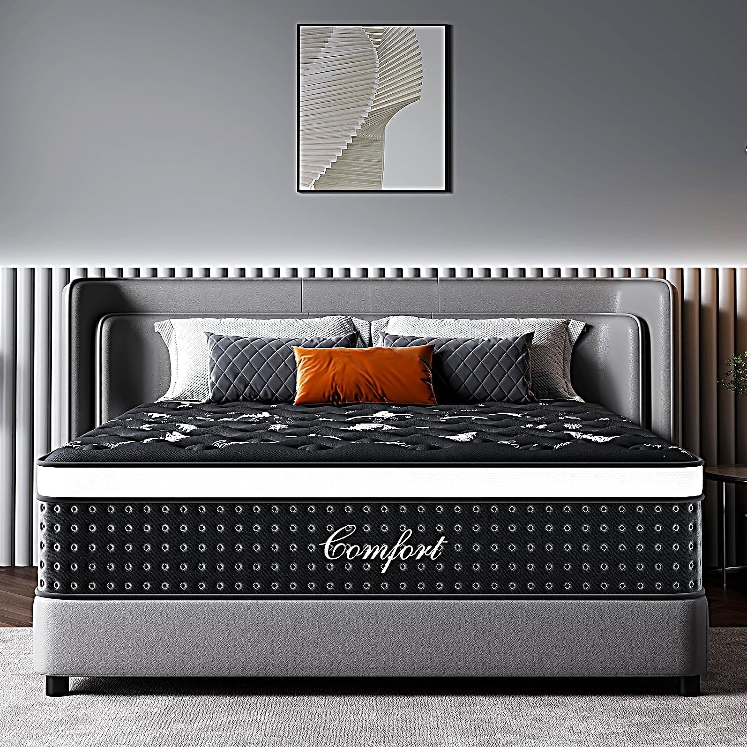 queen-mattress-12-inch-cooling-hybrid-bed-in-a-box-7-zones-individual-pocket-spring-mattress-queen-for-back-pain-relief-motion-isolation-fiberglass-free-certipur-us-365-night-trial