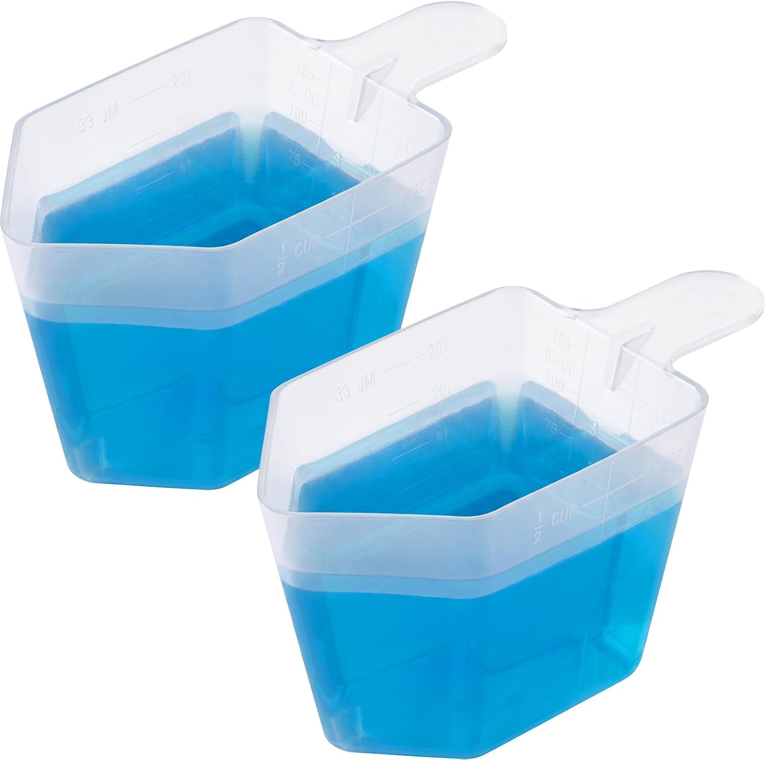 2pcs-4oz-plastic-measuring-cups-clear-measuring-scoop-lawn-garden-measuring-cups-with-easy-read-scale-for-protein-powder-chemicals-oil-pool