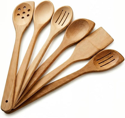 6 Healthy Wooden Spoons for Cooking – Safe & Reliable Kitchen Set1