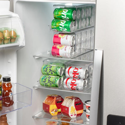 Soda Can Organizer Dispenser for Refrigerator, 12 Can, 2 Pack5