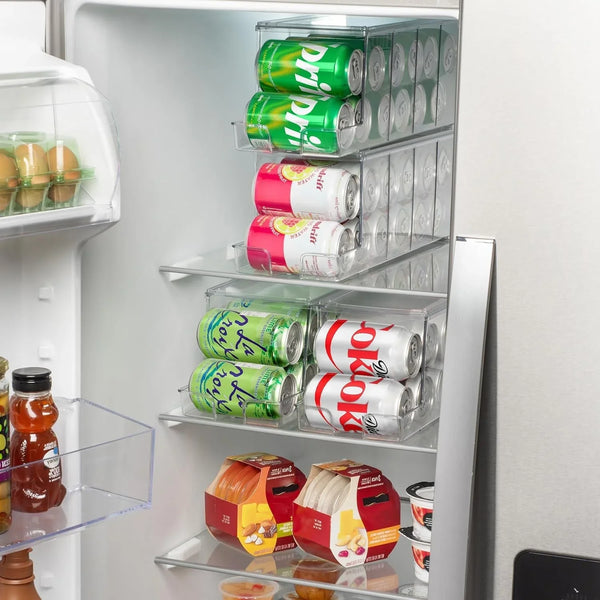 Soda Can Organizer Dispenser for Refrigerator, 12 Can, 2 Pack5