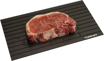 Defrosting Tray for Frozen Meat, Advanced Conductive Aluminum | Meat Defroster Plate Rapidly Thaws Meat and Preserves Flavors with a Non-Stick, Easy-To-Clean Surface, CDT-010P7
