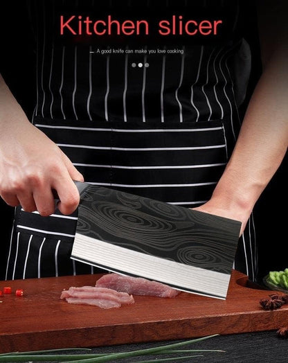 Meat Cleaver, 7.8 Inch 4Cr14Mov Stainless Steel Chinese Kitchen Utility Chef Cooking Knives Ultra-Sharp Blade Wood Handle Cleaver6