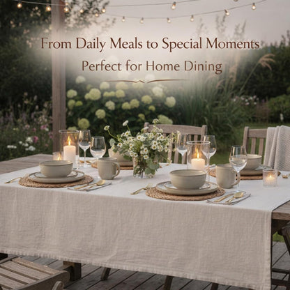 Stoneware Dinnerware Sets for 4, 12 Piece Plates and Bowls Sets9