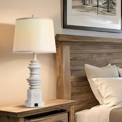 Table Lamps for Nightstand Set of 2, White Bedside Lamp for Bedroom5