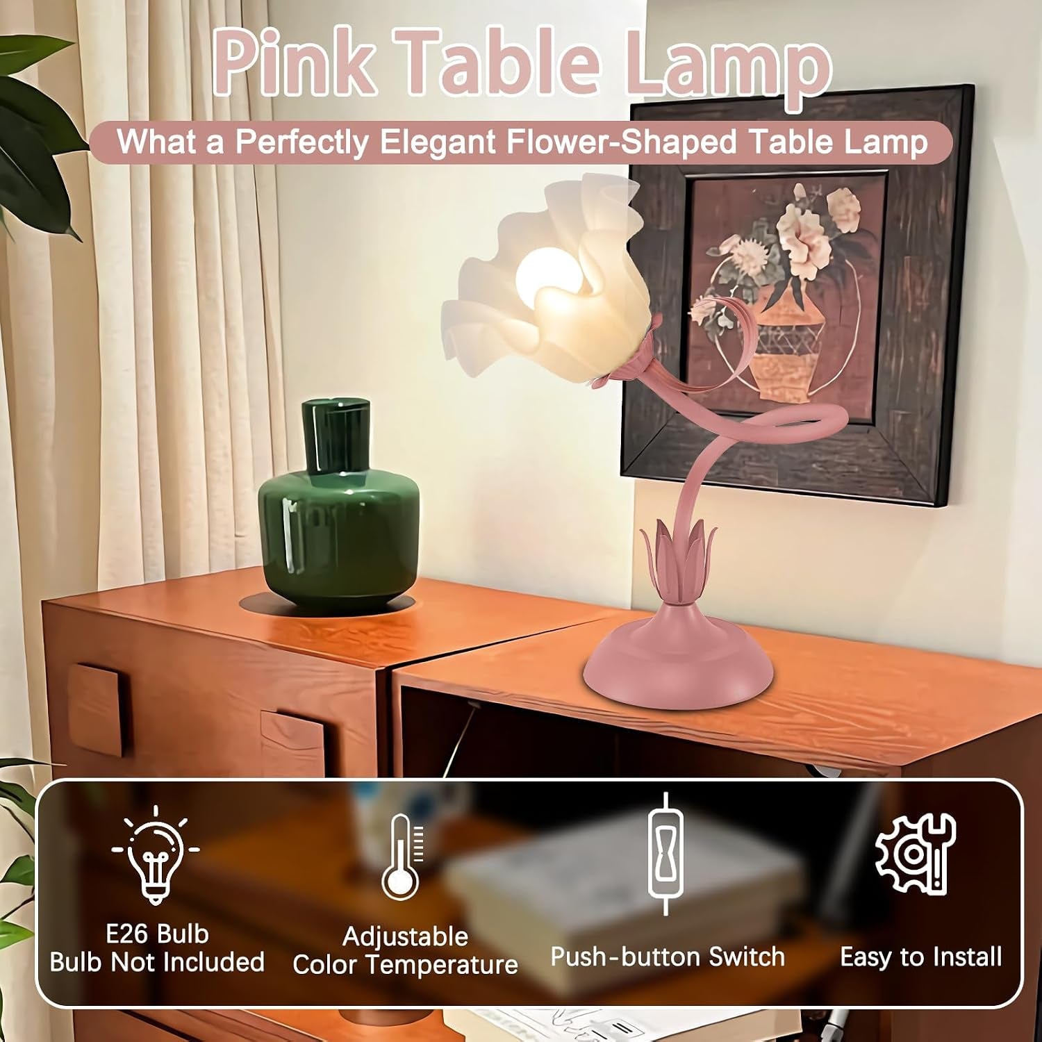 women-bedside-table-lamps-for-bedroom-cute-flower-desk-lamp-with-adjustable-flexible-gooseneck-3-color-temperatures-nightstand-lamp-with-e26-led-bulbs-floral-lamp-for-living-room-office-reading