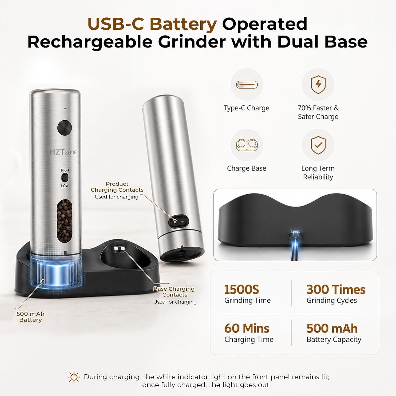 automatic-electric-salt-and-pepper-grinder-set-with-led-light-2-pack-110ml