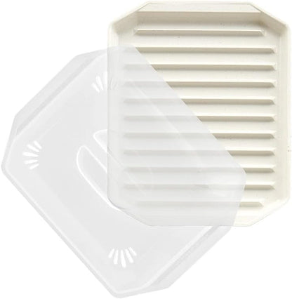 Bacon Rack with Lid, 10.25X8X2 Inches6