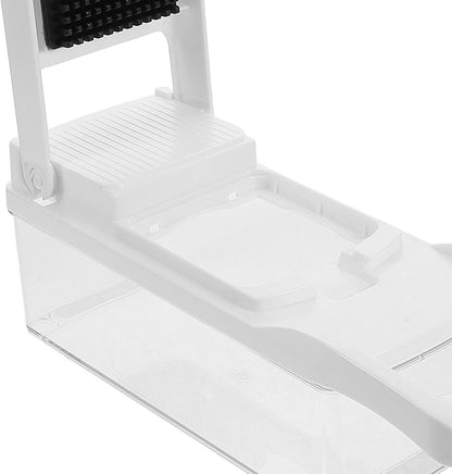 Multifunctional Food Slicer and Vegetable Chopper 15Pcs Set White with Ergonomic Potato Grater and Mandoline Cucumber Shredder for Kitchen Food Preparation3
