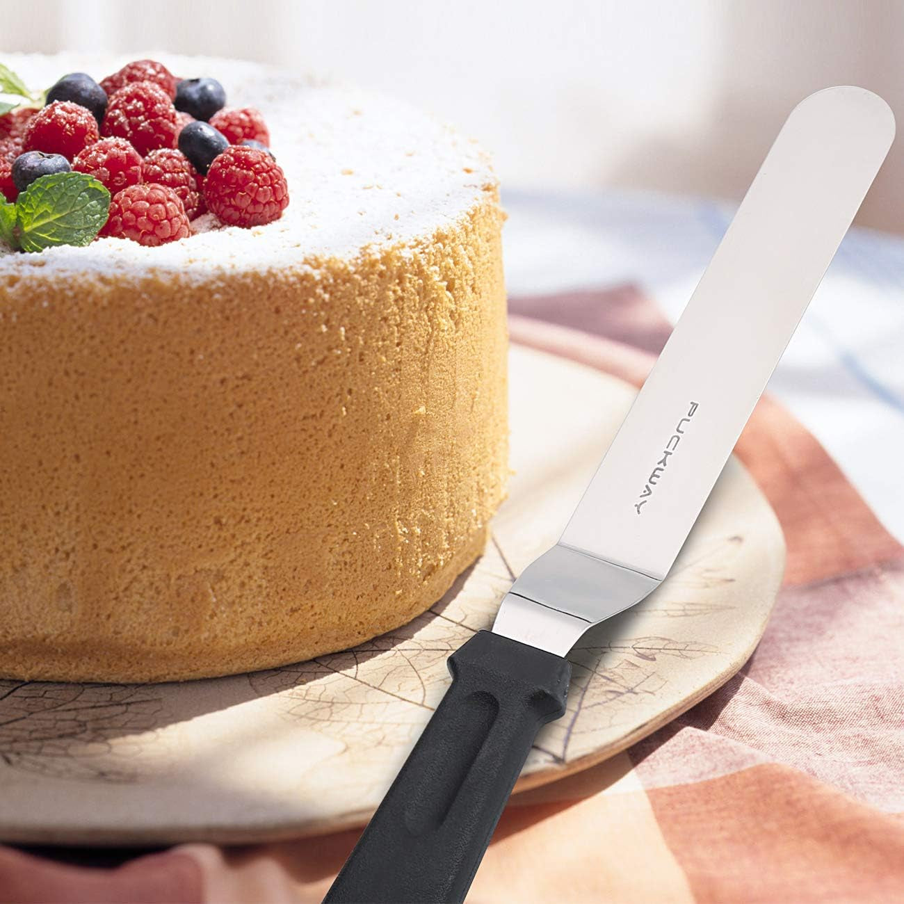 angled-icing-spatula-stainless-steel-offset-spatula-cake-spatula-set-of-2-black-6-8-inch-blade