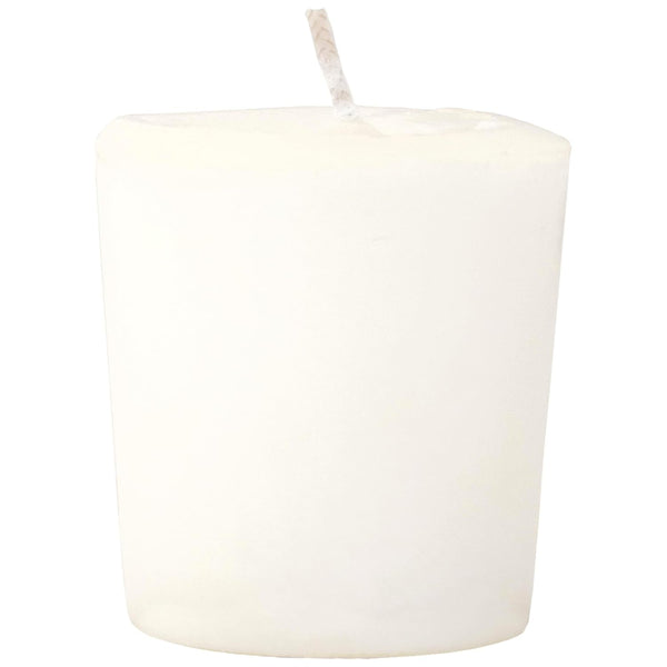Votive Candles with Orange Clove and Cinnamon Essential Oil White Scented, Peace Pearl, 5.5X3.75X2 Inch (Pack of 6)2