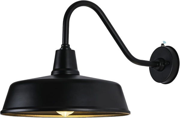 15 Inch Diameter Dusk to Dawn Barn Light Outdoor Gooseneck Lighting1