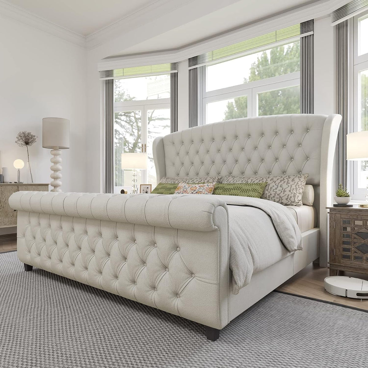 king-size-upholstered-sleigh-platform-bed-frame-with-headboard