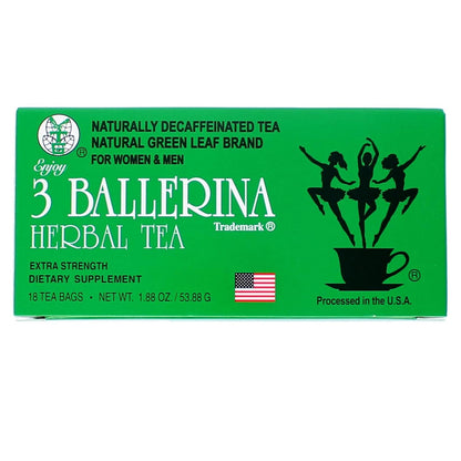 Herbal Green Leaf Detox Tea, Extra Strength Drink-Caffeine Free, 18 Tea Bags (1 Box)2