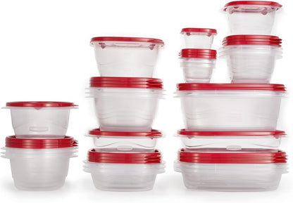 Rubbermaid Takealongs Food Storage Containers Set of 26 Clear1