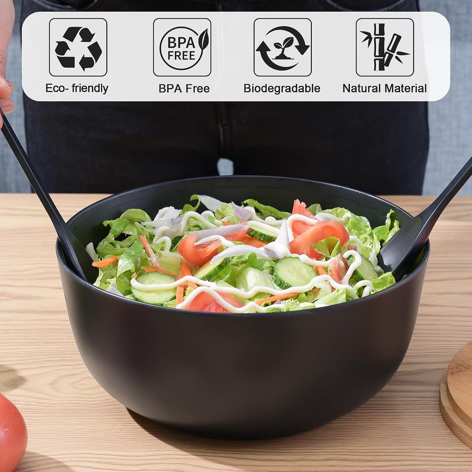 bamboo-fiber-salad-bowl-with-servers-set-large-9-8-inches-mixing-bowls-solid-bamboo-salad-wooden-bowl-with-bamboo-lid-spoon-for-fruits-salads-and-decoration-black-9-8inch