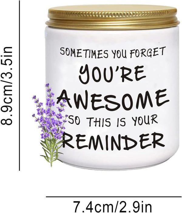 Candles Gifts for Women Unique Lavender Scented Soy Candle for Her3