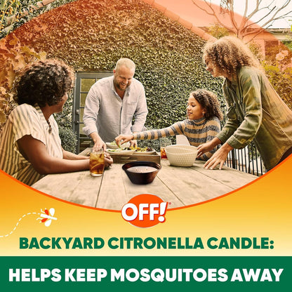 SC Johnson off 3 Wick Citronella Bucket, 23 Oz, Pack of 17