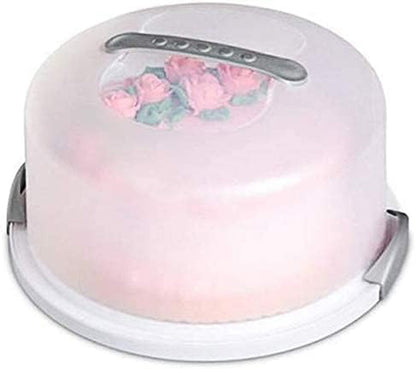 Cake Server Circular Serving Container White6