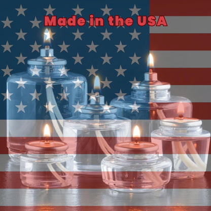 Disposable Liquid Candles, 8 Hour, for Use in Glass Votive Tealight Lamp Holders, Restaurant Wedding Table Top Lights, Child Resistant Closures, 90 Pieces, Clear Fuel Oil HD8-905